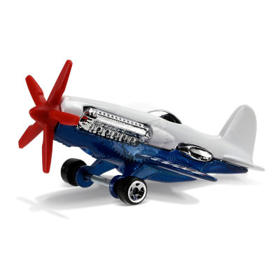 Модель самолета &#039;Mad Propz&#039;, бело-синий, Sky Show, Hot Wheels [DHW86] Модель самолета 'Mad Propz', бело-синий, Sky Show, Hot Wheels [DHW86]