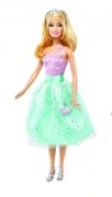 Кукла Барби 'Принцессы на вечеринке', в голубом платье, Barbie, Mattel [R6393]