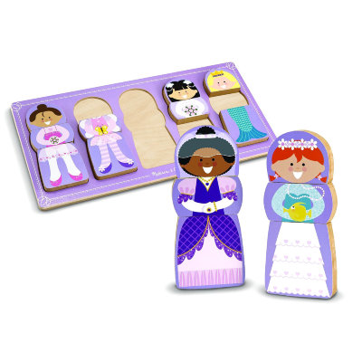 Деревянный пазл 'Перемешай и собирай - Наряды', Melissa&amp;Doug [3216] Деревянный пазл 'Перемешай и собирай - Наряды', Melissa&Doug [3216]