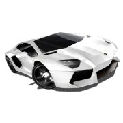 Коллекционная модель автомобиля Lamborghini Aventador LP 700-4 - HW Showroom 2013, белая, Hot Wheels, Mattel [X1843]