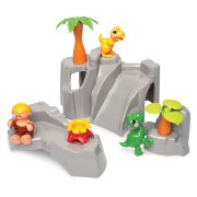 Большой игровой набор 'Пещера' из серии 'Динозавры', Tolo [87359]