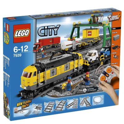 * Конструктор &#039;Товарный поезд&#039;, моторизованный, из серии &#039;Железная дорога&#039;, Lego City [7939] Конструктор 'Товарный поезд', моторизованный, из серии 'Железная дорога', Lego City [7939]