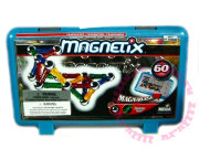 Конструктор магнитный Magnetix, 60 деталей, пластмассовая коробка [29413]