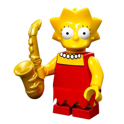 Минифигурка &#039;Лиза Симпсон&#039;, серия The Simpsons &#039;из мешка&#039;, Lego Minifigures [71005-04] Минифигурка 'Лиза Симпсон', серия The Simpsons 'из мешка', Lego Minifigures [71005-04]