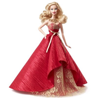 Кукла Барби &#039;Рождество-2014&#039; (2014 Holiday Barbie), блондинка, коллекционная, Mattel [BDH13] Кукла Барби 'Рождество-2014' (2014 Holiday Barbie), блондинка, коллекционная, Mattel [BDH13]