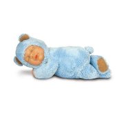 Кукла 'Спящий младенец-медвежонок', небесно-голубой, 23 см, Anne Geddes [579101]