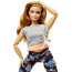Шарнирная кукла Barbie 'Йога', рыжая, пышная (curvy), из серии 'Безграничные движения' (Made-to-Move), Mattel [FTG84] - Шарнирная кукла Barbie 'Йога', рыжая, пышная (curvy), из серии 'Безграничные движения' (Made-to-Move), Mattel [FTG84]