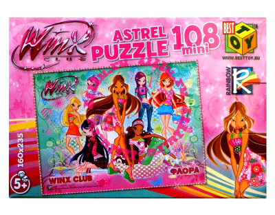 Пазл 'Winx Club - Флора' Winx Club, 108 элементов мини, Astrel [8434] Пазл 'Winx Club - Флора' Winx Club, 108 элементов мини, Astrel [8434]