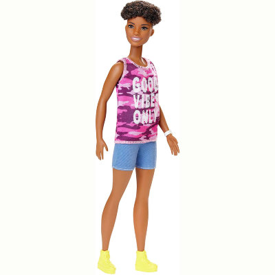 Кукла Барби, миниатюрная (Petite), из серии &#039;Мода&#039; (Fashionistas), Barbie, Mattel [GHP98] Кукла Барби, миниатюрная (Petite), из серии 'Мода' (Fashionistas), Barbie, Mattel [GHP98]