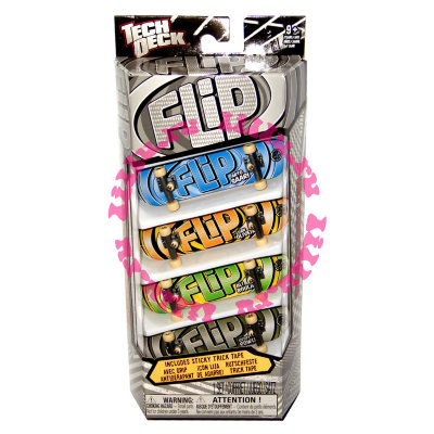 Набор из 4 фингербордов 'Flip', Tech Deck, Spin Master [38050] Набор из 4 фингербордов 'Flip', Tech Deck, Spin Master [38050]