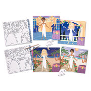 Набор для детского творчества 'Большой набор гравюр с наклейками - Венчание', Scratch Art, Melissa&Doug [5990/15990]