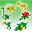 Конструктор Triceratops - 'Трицератопс', из серии Hobby Kit, LaQ [01600] - 01600.jpg