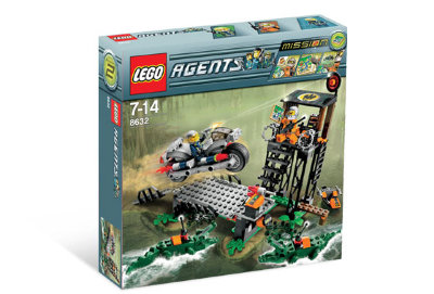 Конструктор &quot;Миссия 2: Охота на болоте&quot;, серия Lego Agents [8632] Конструктор "Миссия 2: Охота на болоте", серия Lego Agents [8632]