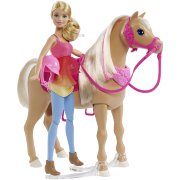 Игровой набор с куклой Барби 'Танцующая лошадь', из серии 'Barbie & Her Sisters in a Puppy Chase', Barbie, Mattel [DMC30]