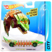 Машинка Commander Croc, зеленая, из серии 'Мутанты', Hot Wheels, Mattel [BBY79]