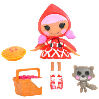 Мини-кукла &#039;Scarlet Riding Hood&#039;, 7 см, сказочная серия, Lalaloopsy Mini [513940-03] Мини-кукла 'Scarlet Riding Hood', 7 см, сказочная серия, Lalaloopsy Mini [513940-03]