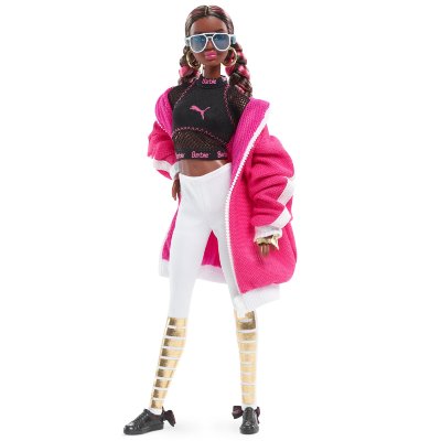 Шарнирная кукла &#039;Puma Barbie&#039;, коллекционная, Black Label, Barbie, Mattel [FJH70] Шарнирная кукла  'Puma Barbie', коллекционная, Black Label, Barbie, Mattel [FJH70]