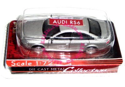 Модель автомобиля Audi RS6 1:72, серебристая, Yat Ming [72000-26] Модель автомобиля Audi RS6 1:72, серебристая, Yat Ming [72000-26]