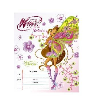 Тетрадь 18 листов в клеточку 'Winx Club Flora' [30284f] Тетрадь 18 листов в клеточку 'Winx Club Flora' [30284f]