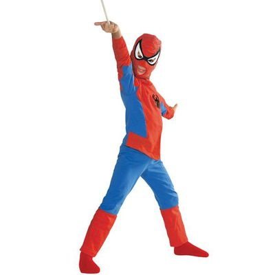 Детский костюм с капюшоном 'Человек-паук' (SpiderMan), размер 5-7 лет, Cesar [A317-002] Детский костюм с капюшоном 'Человек-паук' (SpiderMan), размер 5-7 лет, Cesar [A317-002]
