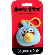 Мягкая игрушка-брелок 'Голубая злая птичка' (Angry Birds - Blue Bird), 8 см, Commonwealth Toys [90789-B]