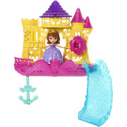 Игровой набор для ванной 'Принцесса София и плавучий дворец' (Princess Sofia & Floating Palace) с мини-куклой, Sofia The First (София Прекрасная), Mattel [CKC90]