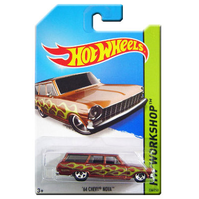 Модель автомобиля '1964 Chevy Nova', коричневый металлик, HW Workshop, Hot Wheels [BFF13] Модель автомобиля '1964 Chevy Nova', коричневый металлик, HW Workshop, Hot Wheels [BFF13]

