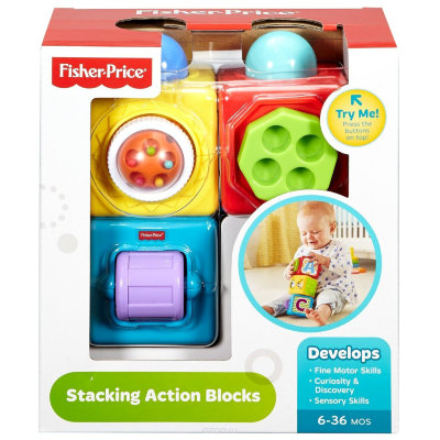 Игрушка 'Развивающие кубики', Fisher Price [DHW15] Игрушка 'Развивающие кубики', Fisher Price [DHW15]
