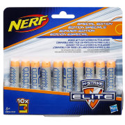 Набор запасных 'патронов' NERF Elite с декором, тип CLIP system, 10 шт., Hasbro [B6458]