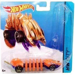 Машинка Scorpedo, оранжевая, из серии &#039;Мутанты&#039;, Hot Wheels, Mattel [BBY80] Машинка Scorpedo, оранжевая, из серии 'Мутанты', Hot Wheels, Mattel [BBY80]