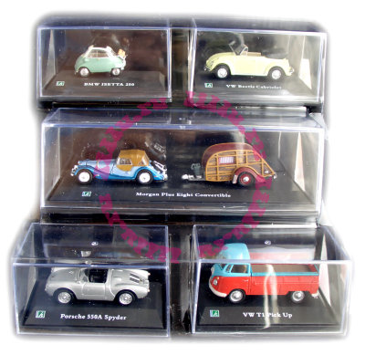 Подарочный набор из 5 автомобилей в пластмассовых коробках 1:72, Cararama [715G-1] Подарочный набор из 5 автомобилей в пластмассовых коробках 1:72, Cararama [715G-1]