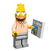 Минифигурка 'Дед - Абрахам Симпсон', серия The Simpsons 'из мешка', Lego Minifigures [71005-06]
