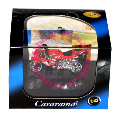 Модель мотоцикла Yamaha R1, красный, в пластмассовой коробке, 1:43, Cararama [436ND-6] Модель мотоцикла Yamaha R1, красный, в пластмассовой коробке, 1:43, Cararama [436ND-6]