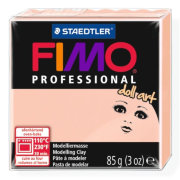 Полимерная глина FIMO Professional Doll Art, полупрозрачная розовая, 85г, FIMO [8027-432]