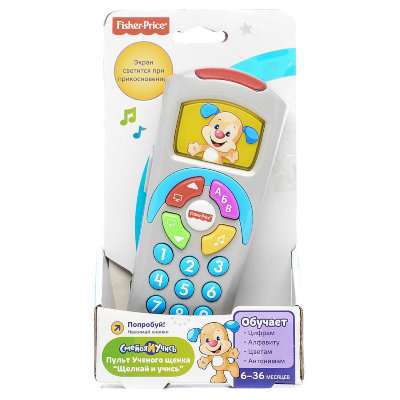 Игрушка 'Пульт Ученого Щенка - Щелкай и учись', Fisher Price [DLK72] Игрушка 'Пульт Ученого Щенка - Щелкай и учись', Fisher Price [DLK72]