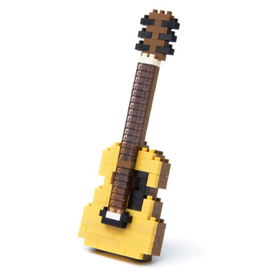 Конструктор &#039;Акустическая гитара&#039; из серии &#039;Музыкальные инструменты&#039;, nanoblock [NBC-096] Конструктор 'Акустическая гитара' из серии 'Музыкальные инструменты', nanoblock [NBC-096]