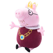 Мягкая игрушка 'Папа Свин - король', 23 см, Peppa Pig, Росмэн [31154]