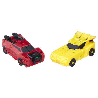 Набор трансформеров 'Sideswipe и Bumblebee', CombinerForce, класса Legion, из серии 'Robots in Disguise', Hasbro [C0630] Набор трансформеров 'Sideswipe и Bumblebee', CombinerForce, класса Legion, из серии 'Robots in Disguise', Hasbro [C0630]