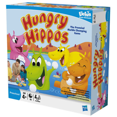 Настольная игра &#039;Голодные бегемотики&#039; (Hungry Hippos), Hasbro [05297] Настольная игра 'Голодные бегемотики' (Hungry Hippos), Hasbro [05297]