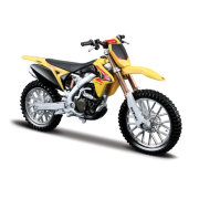 Модель мотоцикла Suzuki RM-Z450, 1:18, желто-черная, Bburago [18-51048YB]