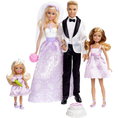 Набор кукол Барби &#039;Свадьба&#039;, Barbie, Mattel [DJR88] Набор кукол Барби 'Свадьба', Barbie, Mattel [DJR88]