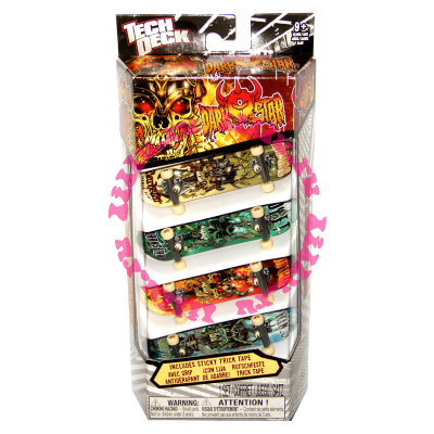 Набор из 4 фингербордов 'Dark Star', Tech Deck, Spin Master [38053] Набор из 4 фингербордов 'Dark Star', Tech Deck, Spin Master [38053]