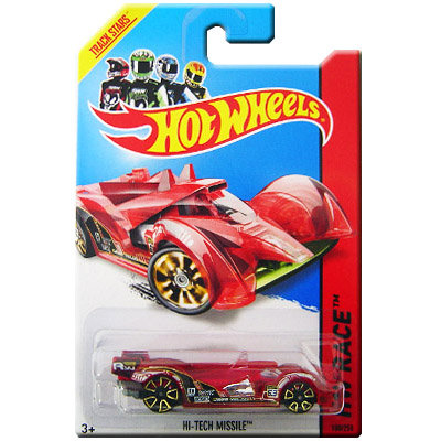Коллекционная модель автомобиля Hi-Tech Missile - HW Race 2014, красная, Hot Wheels, Mattel [BDD10] Коллекционная модель автомобиля Hi-Tech Missile - HW Race 2014, красная, Hot Wheels, Mattel [BDD10]