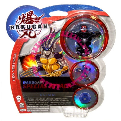 * Специальный набор Special Attack 'Elico', черный, для игры 'Бакуган', Bakugan Battle Brawlers [64281-286] Специальный набор Special Attack 'Elico', черный, для игры 'Бакуган', Bakugan Battle Brawlers [64281-286]