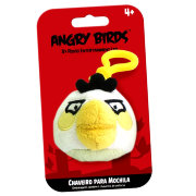 Мягкая игрушка-брелок 'Белая злая птичка' (Angry Birds - White Bird), 8 см, Commonwealth Toys [90789-W]