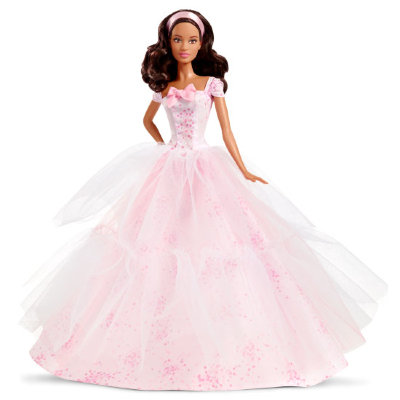 Кукла &#039;Пожелания ко дню рождения 2016&#039; (Birthday Wishes 2016), шатенка, коллекционная Barbie, Mattel [DGW31] Кукла 'Пожелания ко дню рождения 2016' (Birthday Wishes 2016), шатенка, коллекционная Barbie, Mattel [DGW31]
