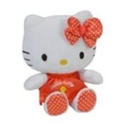 Мягкая игрушка 'Хелло Китти в оранжевом платье' (Hello Kitty), 15 см, Jemini [021964o]