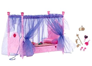 Музыкальная кроватка &#039;Спящая красавица&#039; для Барби [L0807] "Спящая красавица" - Музыкальная кроватка [L0807]