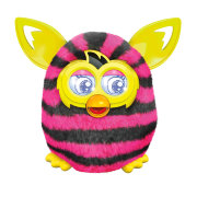 Игрушка интерактивная 'Ферби Бум черно-розовый полосатик', русская версия, Furby Boom, Hasbro [A4337]