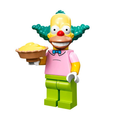 Минифигурка &#039;Клоун Красти&#039;, серия The Simpsons &#039;из мешка&#039;, Lego Minifigures [71005-08] Минифигурка 'Клоун Красти', серия The Simpsons 'из мешка', Lego Minifigures [71005-08]
